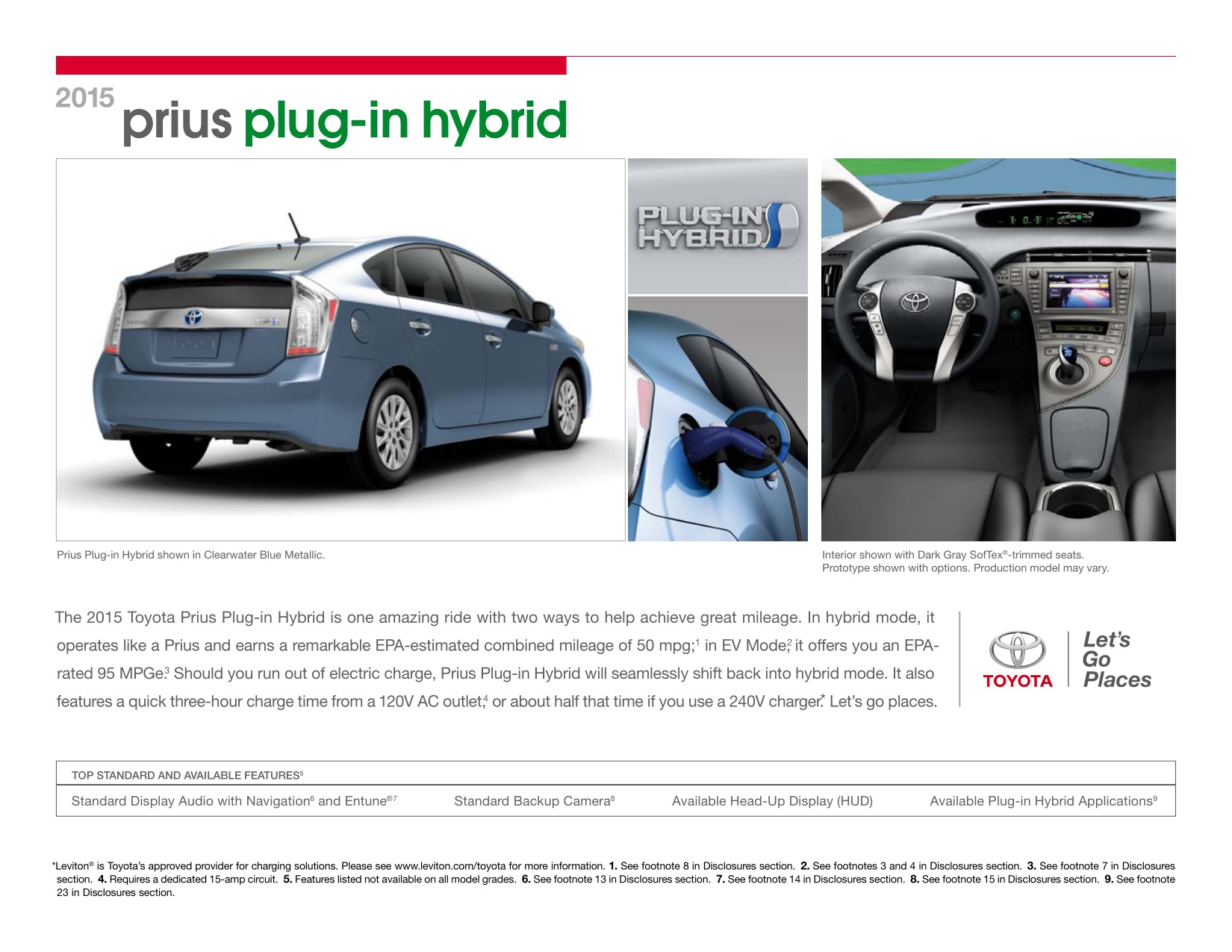 2015 Toyota Prius Plugin Brochure Page 5